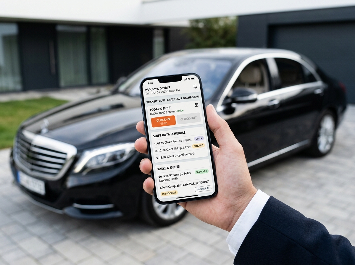 OpsCab Mobile App Interface